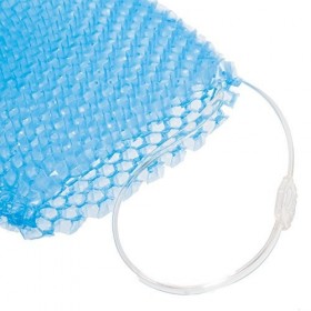 Supracor Gant de Toilette pour Le Corps Visage Gommage éponge, Bleu