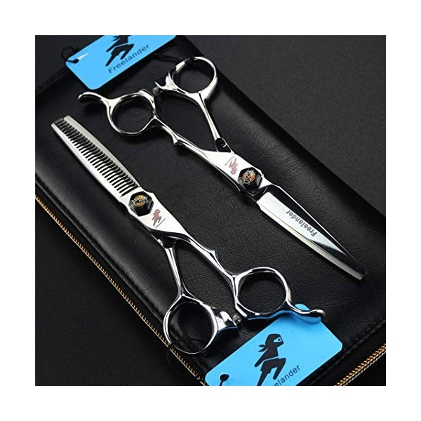 Haut de Gamme 6,0 Pouces Ciseaux de Coiffure Professionnel + Diluant Dents Coupe de Cheveux Ciseaux Set Haut de Gamme Salon d