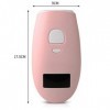 Zyj Épilateur for Les Femmes 990000 Flash épilateur Portable Depilator Machine permanente Photoepilator Indolore Device épila