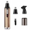 Meilleur Tondeuse Nez Rechargeable, Nose Hair Trimmer For Men And Ears Finisher Men, Tondeuse Professionnelle Du Nez Oreilles