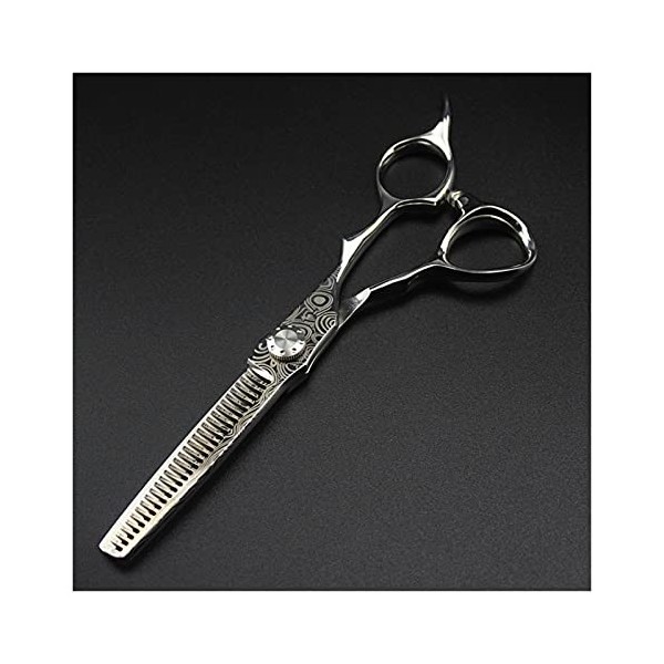 Ciseaux de coiffure de 6 pouces, ciseaux de coiffure, ciseaux clairsemés, coiffeurs, ciseaux à outils, ciseaux de coiffure, c