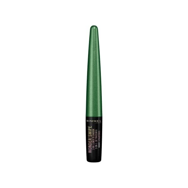 Rimmel - Eyeliner & Ombre à Paupières WonderSwipe - Formule 2-en-1 - Longue Tenue, sans transfert - 013 Front Stage - 1,7ml