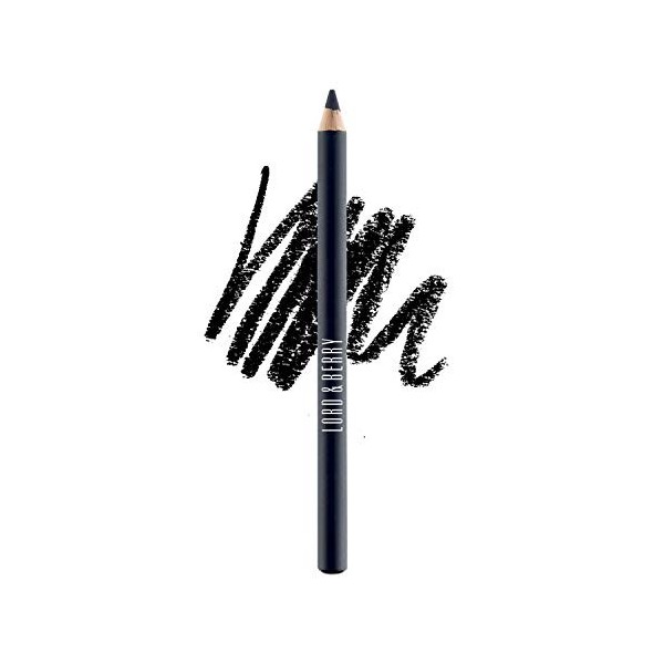 Lord & Berry SILK KAJAL Kohl Eyeliner Pencil, Long Lasting Soft Gel based Eye Liner for Women With Smudgeable Semi-Matte Fini