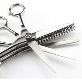 LBYB Ciseaux De Coiffure Inoxydable Trois Steel Un Ciseaux De Coiffure, avec des Ciseaux De Cheveux Et Coiffure Dilution Cara