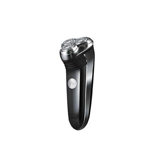 PAN Rasoir électrique Rechargeable Rasoir Rotatif Rasoir Hommes sans Barbe Pop-Trimmer