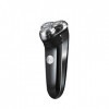 PAN Rasoir électrique Rechargeable Rasoir Rotatif Rasoir Hommes sans Barbe Pop-Trimmer