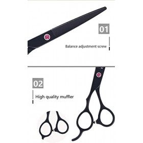 Ciseaux de coiffure série gaucher ciseaux de barbier professionnels ciseaux de styliste de salon coupe nette et précise pour 