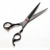 Ensemble de ciseaux de coiffure professionnels, ciseaux de coupe 7 "+ ciseaux amincissants ciseaux de coiffeur + kits + peign