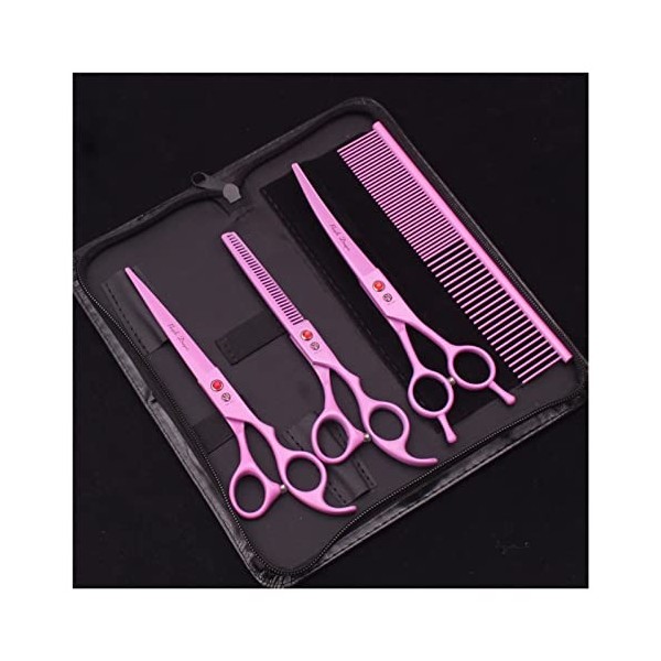 CADENABEAR Ciseaux de Coiffure Kit de caissons de Ciseaux de beauté kit de Coiffure à Cheveux Cisaillement pour la Coupe des 