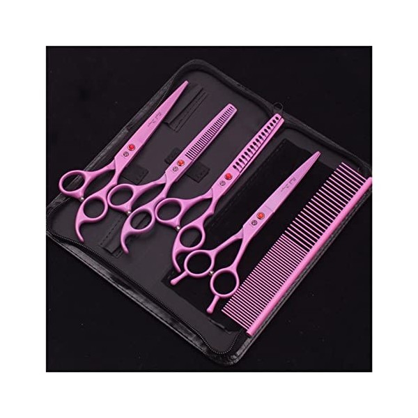 CADENABEAR Ciseaux de Coiffure Kit de caissons de Ciseaux de beauté kit de Coiffure à Cheveux Cisaillement pour la Coupe des 