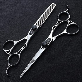 leybold Set De Ciseaux À Couper Les Cheveux, 6 Pouces Texturé De Ciseaux De Ciseaux De Rasoir De Rasoir De Coiffure De Coiffu