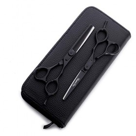 6,0 Pouces Coupe De Cheveux Ciseaux Set, 440C Ciseaux De Coiffure En Acier Inoxydable, Salon De Coiffure Coupe De Cheveux Kit...