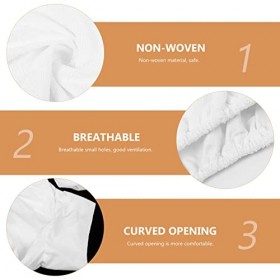 FRCOLOR 4 Pièces Feuille Beauté Massage Lit Couverture Lavable Nappe Jetable Nappe Nappes Élastique Beauté Lit Couvre Cils Ch