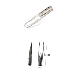 LED Pince à Sourcils Pince à Sourcils Pince à épiler Les Sourcils Pince à Sourcils Pince à épiler lumière LED Pince à Cils Ra...