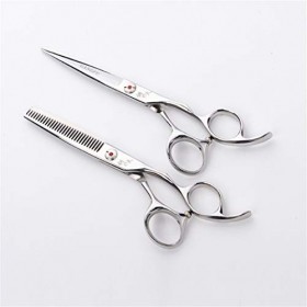 LIUSU Ciseaux Professionnels, Ciseaux De Coupe De Cheveux Professionnels Haut De Gamme Ensemble De Ciseaux De Coiffure 440C C