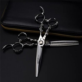 leybold Ensemble De Ciseaux De Coiffure Professionnelle, Kit De Cisailles Déclaircissement De 6,0 Pouces, Bateau Japonais en