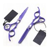 NC Tondeuse à Cheveux Violette de 6 Pouces, Cheveux clairsemés, tondeuses à Cheveux, ponçage Exquis, Ciseaux Outils de Coiffe