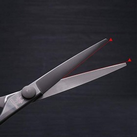 Outils de coupe des cheveux Coupe de cheveux professionnel de coiffeur de 6 pouces, cisaillement plat de coiffure en acier in