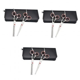 FOMIYES 3 Pièces Costume Coupe-Cravate Pour Ciseaux Ciseaux De Coupe De Cheveux Ciseaux À Dents De Cheveux Ciseaux À Cheveux 