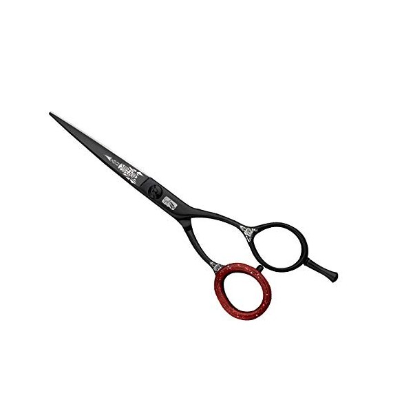 Ciseaux de coupe de cheveux professionnels de coiffeur, outil de coiffage en acier inoxydable pour ciseaux de coiffeur de 6,0