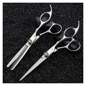 Ciseaux de coiffeur pour cheveux clairsemés de 6 pouces couleur : coupe dorée Gold Thinning B Gold Thinning B Rasage et Ép...