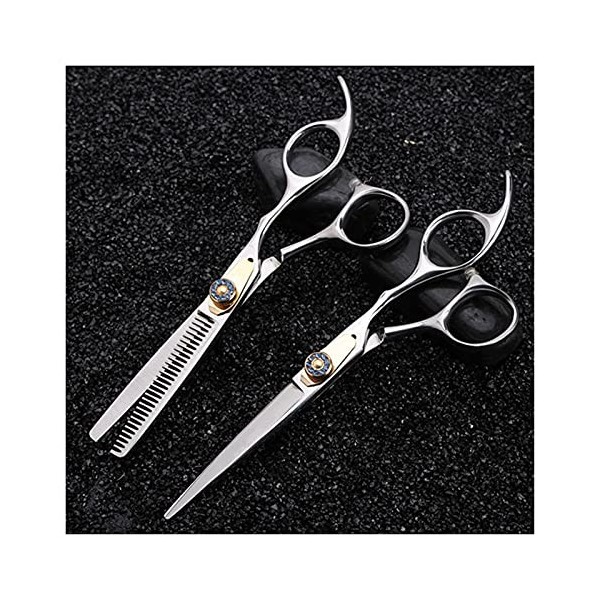 Ciseaux de coiffeur pour cheveux clairsemés de 6 pouces couleur : coupe dorée Gold Thinning B Gold Thinning B 