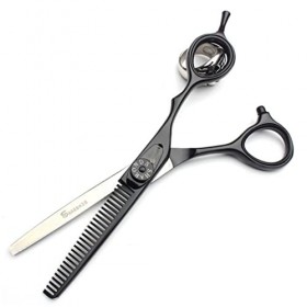 KOAIEZ 5,5/6,0 Pouces Professionnel 440C Ensemble De Ciseaux De Coiffure en Acier Inoxydable, Outils De Cisaillement De Coiff