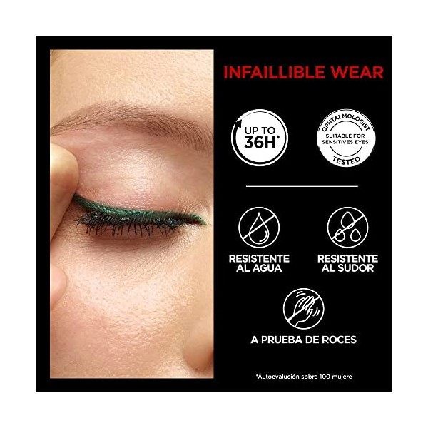 Infaillible Grip 36H Eyeliner Emerald Green 1 U