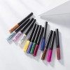 12 PCS Couleur Eyeliner Crayon Ensemble Mat Doublure Longue Durée Étanche Gel Crémeux Eyeliner Doux Ombre À Paupières Glissem