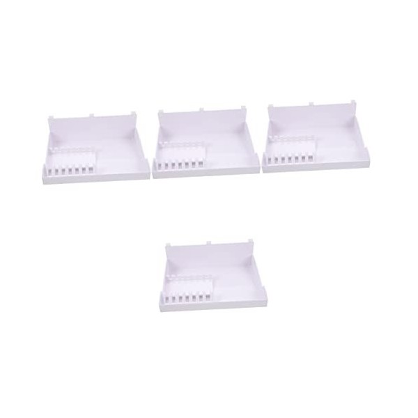 minkissy 4 Pièces Prise De Peigne à Ciseaux Support De Ciseaux En Plastique Porte-ciseaux à Cheveux Porte-outils De Coiffure 