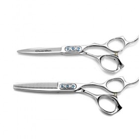 Professionnel Coiffure Ciseaux De Coiffure Set, 6,0 Pouces De Coupe en Acier Inoxydable 440C Cheveux Ciseaux Kit, Texturizing