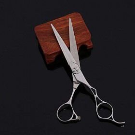 Minicocock Haut de Gamme 6 Pouces Coiffeur Professionnel Coiffure Ciseaux de Coiffure Plat Shear Color : Silver 