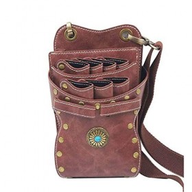 Sac à ciseaux pour coiffeur coiffure ciseaux pochette bandoulière barbier ciseaux peigne étui taille ceinture haut de gamme m