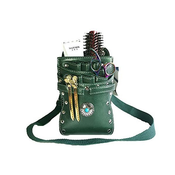 Sac à ciseaux pour coiffeur coiffure ciseaux pochette bandoulière barbier ciseaux peigne étui taille ceinture haut de gamme m