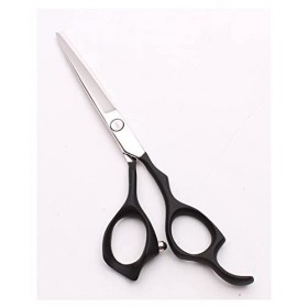 zmigrapddn Ciseaux de Coupe de Cheveux, Ciseaux de Coiffure Professionnels Poignée Noire Logo personnalisé Ciseaux de Coiffur