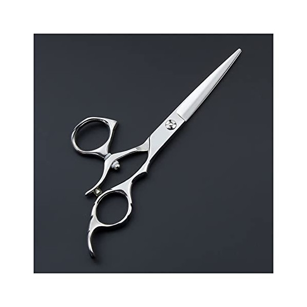 Ciseaux de coupe professionnels de 6 pouces, coupe de cheveux, style de coiffure, ciseaux volants, poignées rotatives, ciseau