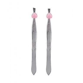 Eyebrow Plucker 2 pièces pince à épiler professionnelle pince à sourcils pince à cheveux outil de maquillage pince à sourcils