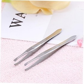 Eyebrow Plucker 2 pièces pince à épiler professionnelle pince à sourcils pince à cheveux outil de maquillage pince à sourcils...