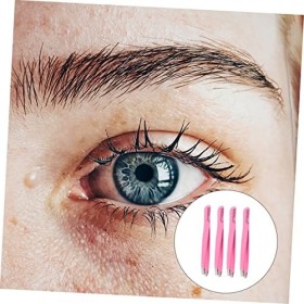 Pince à épiler 4 pièces Pince à sourcils diagonale Pince à ciseaux Kit de maquillage Pince à épiler de précision Ciseaux à so...