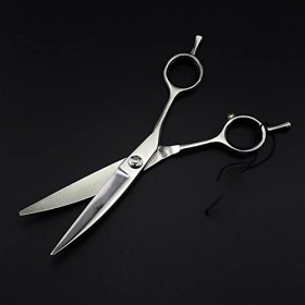 Ciseaux de coupe de cheveux Willow Ciseaux de coupe de cheveux courbés Ciseaux de coupe de cheveux Vis de roulement Couleur: