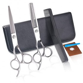 C HairCiseaux de coupe de cheveux Ciseaux de coupe de cheveux pour gauchers, 6 pouces