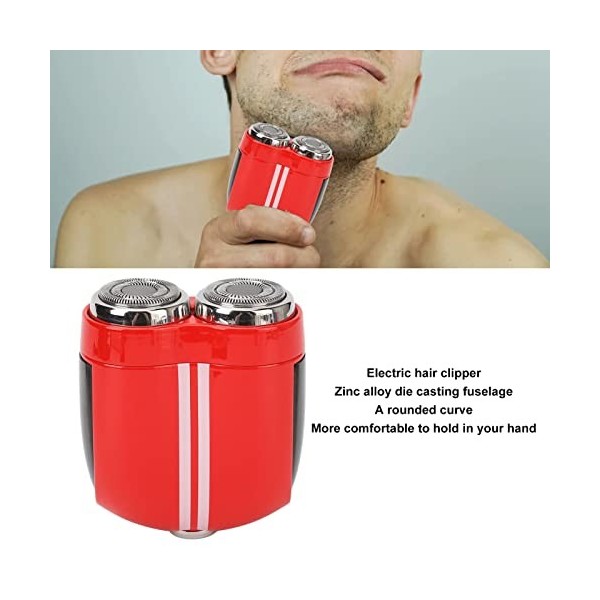 Tondeuse à Barbe pour Homme, Tondeuse à Cheveux électrique étanche Portable Rechargeable avec Sac de Rangement pour Salon de 