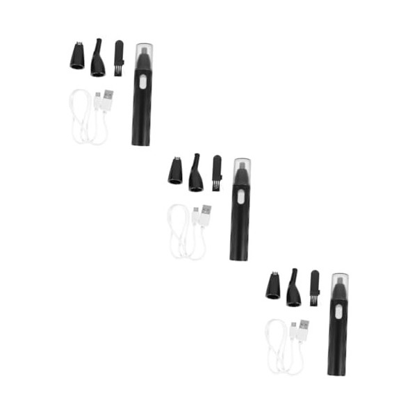 FRCOLOR 4 Ensembles Nez Cheveux Tondeuse Sourcils Rasoir Visage Rasoir Pour Hommes Outils Pour Hommes Électrique Oreille Tond