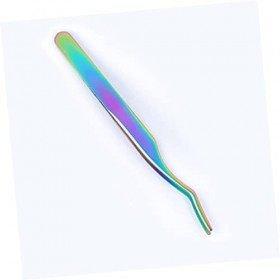 2 pièces pince à épiler pour femmes outil de cils pince à épiler pointue pince à faux cils pince à épiler pince à extension d...