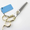 Ciseaux de coiffure Ciseaux à dents double face Ciseaux de coiffeur Ciseaux de coiffeur pour salon de coiffure et maison, uti