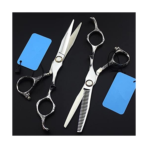 ciseaux de coiffeur Ciseaux de coupe de cheveux, 6 pouces japon 9cr13 acier portant des ciseaux de cheveux maquillage coupe c