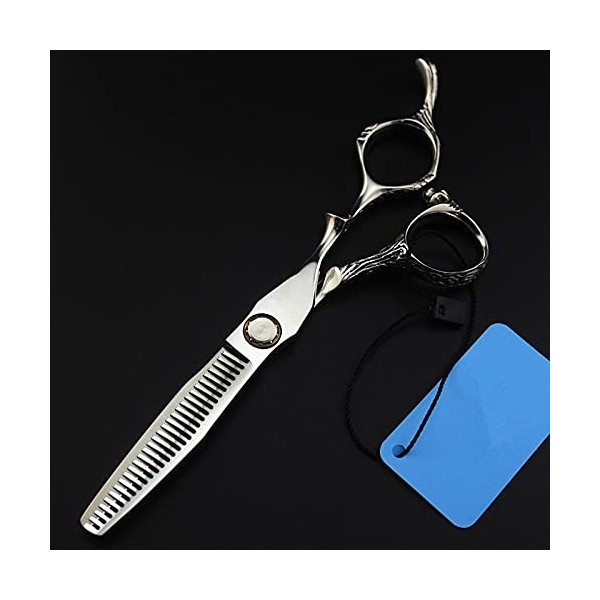 ciseaux de coiffeur Ciseaux de coupe de cheveux, 6 pouces japon 9cr13 acier portant des ciseaux de cheveux maquillage coupe c