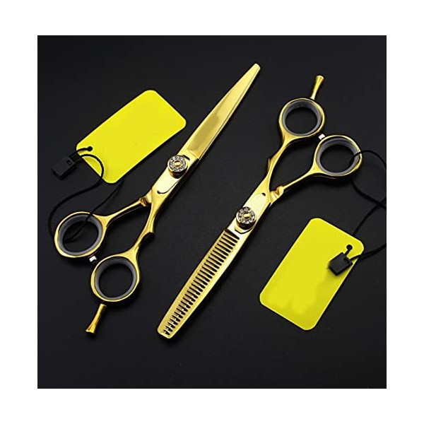 Générique Ciscuit de Coiffure Ciseaux Jason Diamante Ciseaux Ciseaux Ciseaux Amincissement Sac à Outils de cisailles