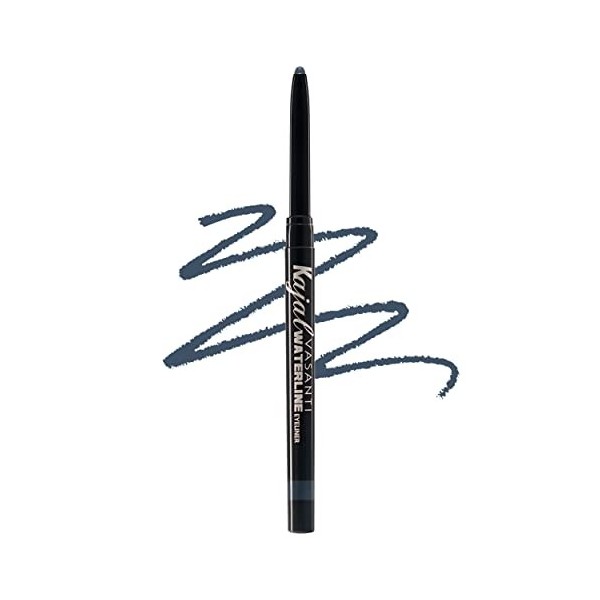 VASANTI Kajal Waterline Crayon Eyeliner Vert Nuit Doux Imperméable Longue Durée Vegan, Sans cruauté envers les animaux, Fab