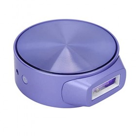 Épilateur Machine, 2 Modes 5 Vitesses Appareil Dépilation de Forme Ronde pour Jambe Bras Visage 100‑240V Violet 
